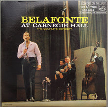 Load image into Gallery viewer, Belafonte* : Belafonte At Carnegie Hall: The Complete Concert (2xLP, Album, Mono, RE, Roc)
