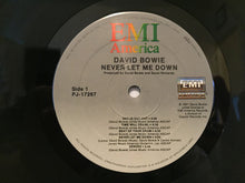 Load image into Gallery viewer, David Bowie : Never Let Me Down (LP, Album)

