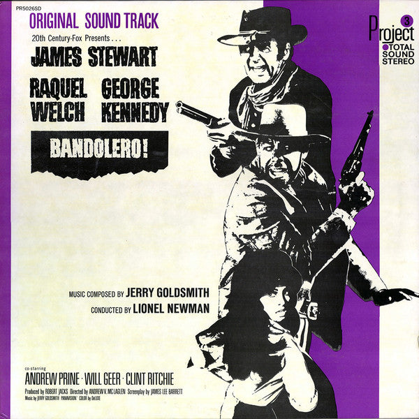 Jerry Goldsmith : Bandolero! (Original Soundtrack) (LP, Gat)