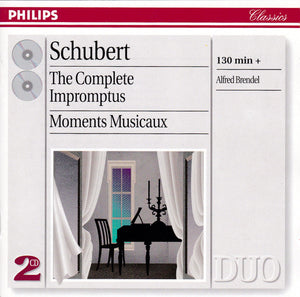 Schubert* - Alfred Brendel : The Complete Impromptus - Moments Musicaux (2xCD, Comp, RE, RM)