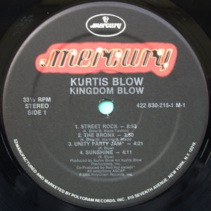 Kurtis Blow : Kingdom Blow (LP, Album, HRM)