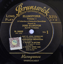 Laden Sie das Bild in den Galerie-Viewer, Duke Ellington And His Orchestra : Ellingtonia- Volume One (10", Comp, RE)
