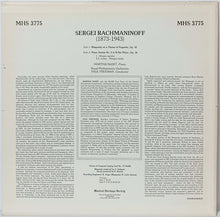 Load image into Gallery viewer, Martha Naset, Sergei Vasilyevich Rachmaninoff : Rhapsody on a Theme of Paganini, Op. 43 - Piano Sonata No. 2 in B-flat Minor, Op. 36 (LP, Album)
