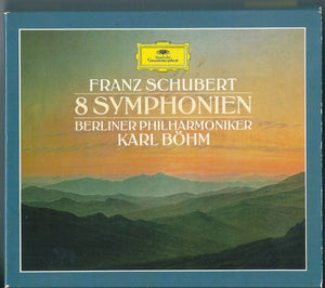 Franz Schubert – Berliner Philharmoniker, Karl Böhm : 8 Symphonien (Box, Comp, RE, Sli + 4xCD)