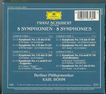 Laden Sie das Bild in den Galerie-Viewer, Franz Schubert – Berliner Philharmoniker, Karl Böhm : 8 Symphonien (Box, Comp, RE, Sli + 4xCD)
