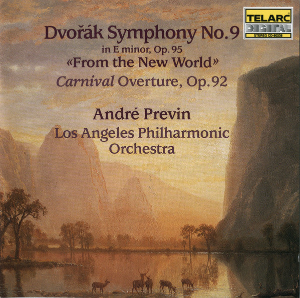 Dvořák* - André Previn, Los Angeles Philharmonic Orchestra : Symphony No. 9 In E Minor, Op. 95 «From The New World» · Carnival Overture, Op. 92 (CD)