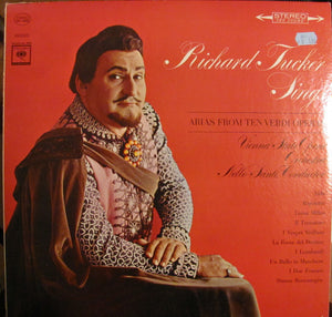 Richard Tucker (2) - Vienna State Opera Orchestra*, Nello Santi : Richard Tucker Sings Arias From Ten Verdi Operas (LP, Album)