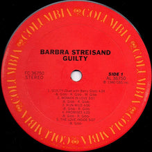 Laden Sie das Bild in den Galerie-Viewer, Barbra Streisand : Guilty (LP, Album, Ter)
