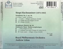 Load image into Gallery viewer, Sergei Vasilyevich Rachmaninoff, Andrew Litton, Royal Philharmonic Orchestra : Symphony no 3. | Symphonic Dances (CD, Album)
