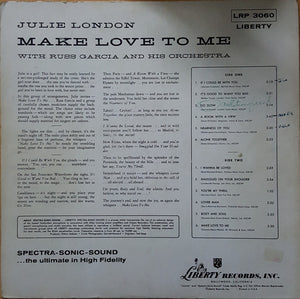 Julie London : Make Love To Me (LP, Album, Mono, Hol)