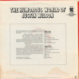 Justin Wilson : The Humorous World Of Justin Wilson (LP, Album, RE)