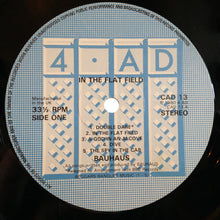 Load image into Gallery viewer, Bauhaus : In The Flat Field (LP, Album, Tap)
