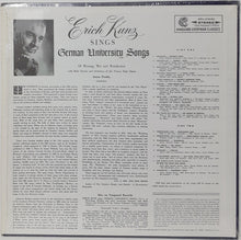 Laden Sie das Bild in den Galerie-Viewer, Erich Kunz With Male Chorus* and Orchestra Of The Vienna Volksoper* : Erich Kunz Sings German University Songs Of Wooing, Wit And Wanderlust (LP, RE)
