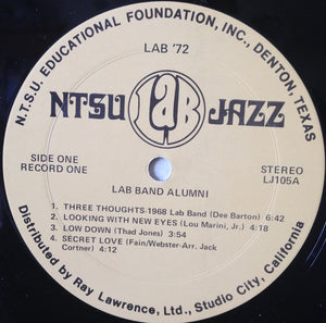 The North Texas State University Lab Band, Leon Breeden : Lab '72 (2xLP, Album, M/Print, Gat)