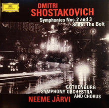 Charger l&#39;image dans la galerie, Dmitri Shostakovich – Gothenburg Symphony Orchestra* And Chorus*, Neeme Järvi : Symphonies Nos. 2 And 3 / Suite: The Bolt (CD)
