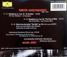 Charger l&#39;image dans la galerie, Dmitri Shostakovich – Gothenburg Symphony Orchestra* And Chorus*, Neeme Järvi : Symphonies Nos. 2 And 3 / Suite: The Bolt (CD)
