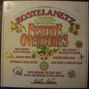 André Kostelanetz, Columbia Symphony Orchestra : Festive Overtures (LP, Album)