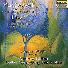 Laden Sie das Bild in den Galerie-Viewer, MacDowell*, Liszt*, André Watts, Andrew Litton, Dallas Symphony Orchestra : Piano Concerto No. 2 / Piano Concertos Nos. 1 &amp; 2 (CD)
