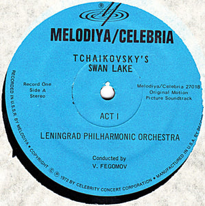 The Leningrad Philharmonic Orchestra* : Tchaikovsky's Swan Lake (2xLP, Album)