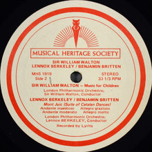 Load image into Gallery viewer, London Philharmonic Orchestra And London Symphony Orchestra : Sir Arthur Bliss, Mêlée Fantasque; Gustav Holst, Japanese Suite; Sir William Walton, Music For Children; Berkeley/Britten, Mont Juic (Suite Of Catalan Dances) (LP, RE)

