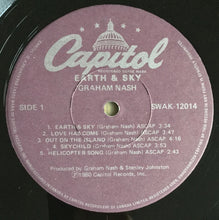 Load image into Gallery viewer, Graham Nash : Earth &amp; Sky (LP, Album, Gat)
