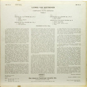 Beethoven*, Friedrich Gulda : Piano Sonatas Volume I (LP, Album)