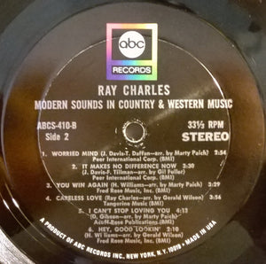 Ray Charles : Modern Sounds In Country And Western Music (LP, Album, RE)