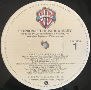 Peter, Paul & Mary : Reunion (LP, Album, Mon)