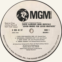 Load image into Gallery viewer, Various : Those Glorious MGM Musicals - Seven Brides For Seven Brothers - Rose Marie (2xLP, Comp, Ltd, Promo, RE, Gat)
