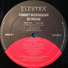 Load image into Gallery viewer, Lindsey Buckingham : Go Insane (LP, Album, All)
