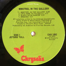 Laden Sie das Bild in den Galerie-Viewer, Jethro Tull : Minstrel In The Gallery (LP, Album)

