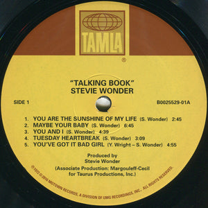 Stevie Wonder : Talking Book (LP, Album, RE, Gat)