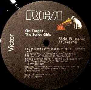 The Jones Girls : On Target (LP, Album, Ind)