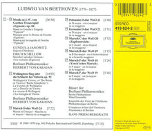 Load image into Gallery viewer, Ludwig van Beethoven – Berliner Philharmoniker, Herbert von Karajan : Egmont • Wellingtons Sieg = Wellington&#39;s Victory • Märsche = Military Marches (CD, Comp, RM)
