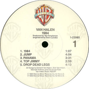 Van Halen : 1984 (LP, Album, Win)