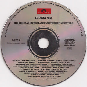 Various : Grease (The Original Soundtrack From The Motion Picture) (CD, Album, RE)