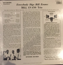 Laden Sie das Bild in den Galerie-Viewer, Bill Evans Trio* : Everybody Digs Bill Evans (LP, Album, RE, RP)
