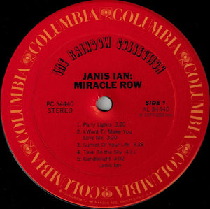 Janis Ian : Miracle Row (LP, Album, San)