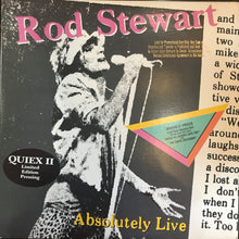 Laden Sie das Bild in den Galerie-Viewer, Rod Stewart : Absolutely Live (2xLP, Album, Ltd, Promo, Qui)
