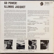 Charger l'image dans la galerie, Illinois Jacquet With Milt Buckner &amp; Alan Dawson : Go Power! (LP, Album, Col)
