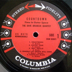 The Dave Brubeck Quartet : Countdown: Time In Outer Space (LP, Album, Hol)