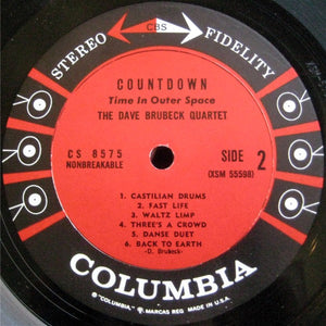 The Dave Brubeck Quartet : Countdown: Time In Outer Space (LP, Album, Hol)