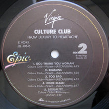 Load image into Gallery viewer, Culture Club : From Luxury To Heartache (LP, Album, Pit)
