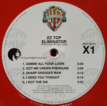 Load image into Gallery viewer, ZZ Top : Eliminator (LP, Album, RE, RM, Red)
