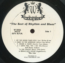 Laden Sie das Bild in den Galerie-Viewer, Various : The Best Of Rhythm And Blues (LP, Comp)
