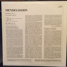 Load image into Gallery viewer, Mendelssohn*, New Philharmonia Orchestra, Wolfgang Sawallisch : Symphony No. 3 in A Minor, Op.56 &quot;Scottish&quot; / Ruy Blas, Op.95 (LP)
