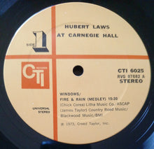 Charger l'image dans la galerie, Hubert Laws : Carnegie Hall (LP, Album, Uni)

