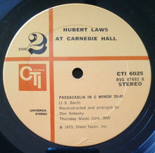 Charger l'image dans la galerie, Hubert Laws : Carnegie Hall (LP, Album, Uni)
