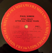 Charger l'image dans la galerie, Paul Simon : Still Crazy After All These Years (LP, Album, San)

