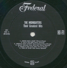 Laden Sie das Bild in den Galerie-Viewer, The Midnighters : Their Greatest Hits (LP, Comp)
